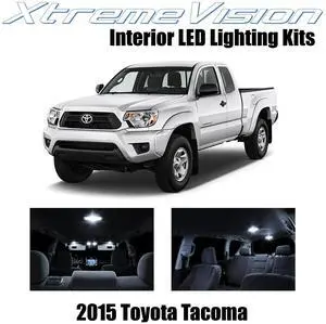 XtremeVision Interior LED for Toyota Tacoma 2015+ (7 Pieces) Pure White Interior LED Kit + Installation Tool