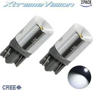 XtremeVision® T10 5W CREE LED Bulbs - Fits 194, 168, 12961, 17177, and W5W (1 Pair)