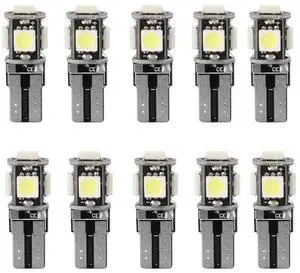XtremeVision T10 168 194 175 161 158 5SMD Canbus Cool White LED Bulbs (10PCS)