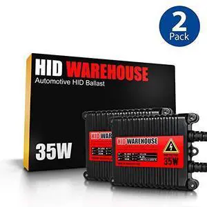 HID-Warehouse AC 35W HID Xenon Premium Slim Ballast (Pair - 2 PCS)