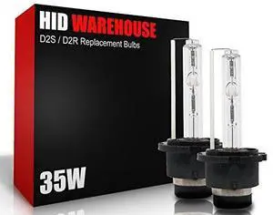 HID-Warehouse; HID Xenon Replacement Bulbs - D2S / D2R / D2C - 10000K Dark Blue (1 Pair)