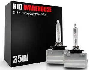 HID-Warehouse; HID Xenon Replacement Bulbs - D1S / D1R / D1C - 10000K Dark Blue (1 Pair)