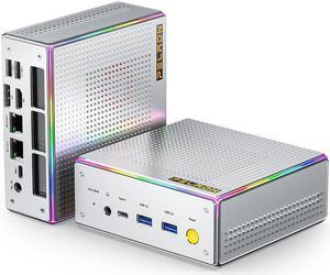 PELADN Gaming Mini PC, HO4 Mini Pc  Ryzen 7 8845HS 32GB DDR5*2 512G PCIe4.0 SSD 2.5Gbps Dual Fan Desktop Mini Computers/WiFi 6, BT5.2/USB3.2, USB-C 4.0/DP, HD for Home Business