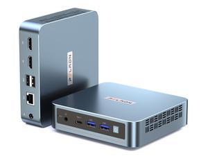 PELADN Mini Pc, Intel Twin Lake N150(UpgradedN100),16GB DDR4/512GB SSD,Type-c/Dual HD,Mini DesktopComputer,WiFi5 4K/60Hz Triple-Display USB3.2/BT4.2 MiniComputers for Home Business