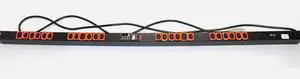 Vertiv Geist Rack PDU, Switched, Unit Level, Vertical, 20A, 208V, (21)U-Lock C13/(3) U-Lock C19 VP8959NA3