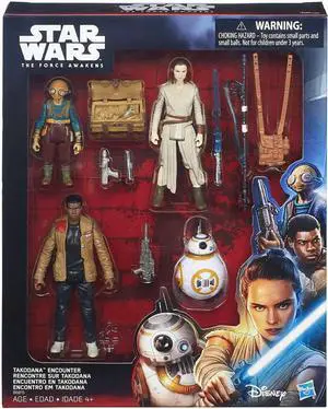 Hasbro Star Wars The Force Awakens Home 3.75 inch Pack Takodana Encounter Action