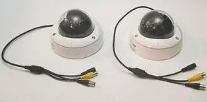 Lot of 2 CSP-SDID21 Dome Color CCTV Cameras