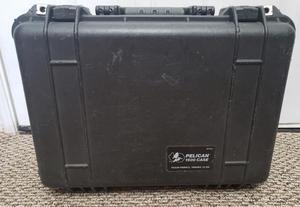 Black Pelican 1500 case with foam (Pluck) Geniune Pelican
