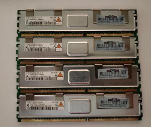 HYS72T128420HFN-3S-A 1GB Server RAM Memory LOT OF 4 DDR2 SDRAM 4GB Total