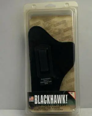 Blackhawk Inside Pant Holster 4" Barrel Med #02 Left Black 73IP02BK-L