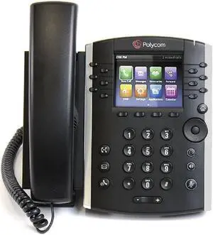 Lot of 9 Polycom VVX 410 IP Gigabit Phone (2200-46162-025) POE VVX410