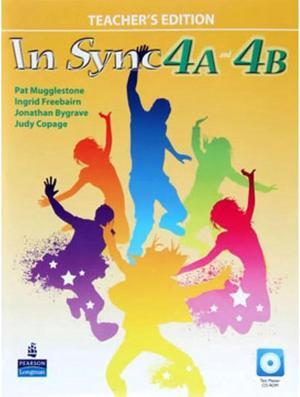 IN SYNC 4 TEACHER´S BOOK A AND B WITH CD-ROM