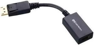 Cable Matters DisplayPort to HDMI Adapter in Black Gold Plated