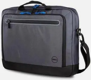 Dell XFJPM Briefcase Laptop Notebook Carrying Bag Black Gray Padded 15"
