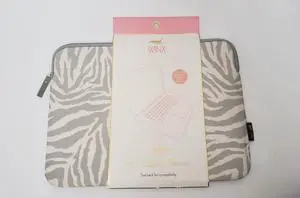 Winx Zebra 15.6 Inch Laptop Sleeve Fresh Feminine Design