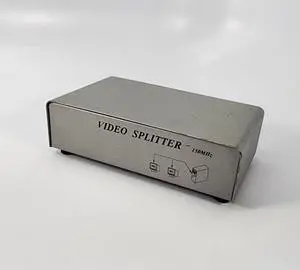 177207 2 Port Video Splitter Silver