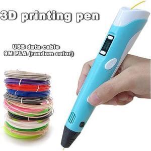 USB 3D Printing Pen DIY Drawing 9M PLA Filament Ideal Kids Gift