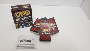 UNO Show Em No Mercy Brutal Ruthless Unapologetic Card Game Mattel NEW Sealed