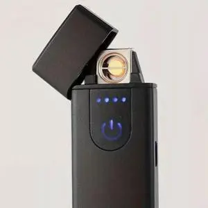 Smart Touch Sensor USB Rechargeable Double Arc Flameless Plasma Electric Lighter