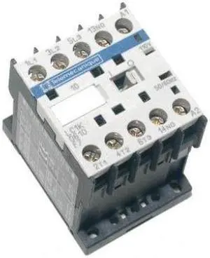 SCHNEIDER ELECTRIC LC1K0610F7 Miniature IEC Magnetic Contactor, 3 Poles, 110 V