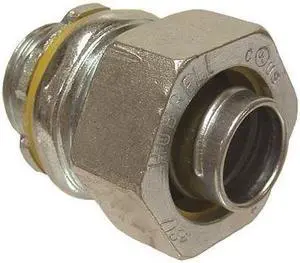 Raco 3402-8 Steel/Malleable Iron Straight Connector 1/2 in. Trade