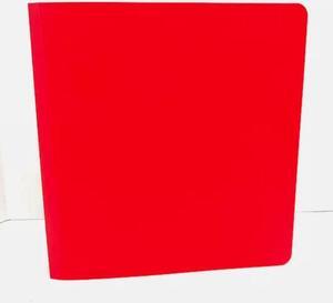 Office Depot Heavy-Duty 3-Ring Poly Binder 1 1/2" Round Rings Red