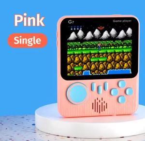 Portable Retro Handheld Game Console 600 Classic Games 3.5" Screen Pink
