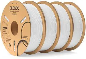 ELEGOO PLA Filament 1.75mm 3D Printer Filament White 4kg