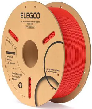 ELEGOO PLA Filament 1.75mm 3D Printer Filament Red 1kg