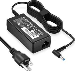 65W Laptop Charger for HP Envy 13 15 17 15-1039wm,Pavilion x360 11 13 15,EliteBook 820 830 840 850 G6 G3 G4 G5 G7-45W AC Power Supply Cord