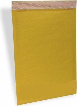 supplyhut 100 #4 9.5x14.5 Kraft Paper Bubble Padded Envelopes Mailers Case 9.5''x14.5, Gold