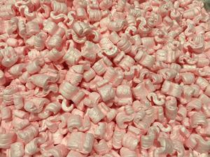 Supplyhut Packing Peanuts Shipping Anti Static Loose Fill 60 Gallons 8 Cubic Feet Pink