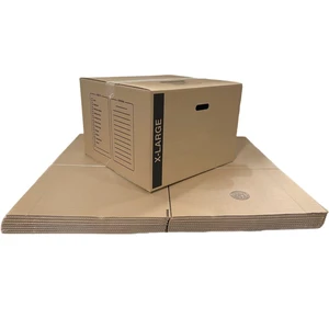 10 - Pack X-Large Cardboard Moving Boxes 23x23x16 32 ECT With Handles 10 - Pack X-Large Cardboard Moving Boxes 23x23x16 32 ECT With Handles