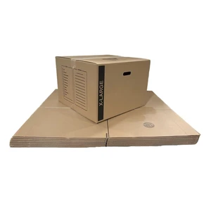 50 - Pack X-Large Cardboard Moving Boxes 23x23x16 32 ECT With Handles 50 - Pack X-Large Cardboard Moving Boxes 23x23x16 32 ECT With Handles