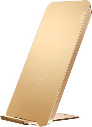 Fast Qi Wireless Charger, Wireless Charging Stand Compatible with iPhone 14/13/12/11/SE/XS/XR/X/8,Samsung Galaxy S22 S21 S20 S10 S9 S8 Note 20/10/9/8 and Qi-Enabled Phone
