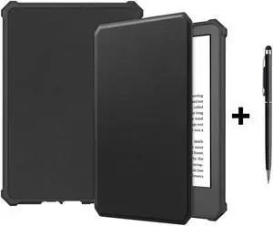 Case for All-New Kindle 11th Generation 2022 Release, Ultra Thin Lightweight Smart Protective Durable Premium PU Leather Cover with Auto Sleep Wake Function with Universal Stylus Pen