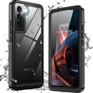 Samsung Galaxy S22+ Plus Case Waterproof, Full Body Protective Built-in Screen Protector Dustproof Dropproof Heavy Duty Shockproof IP68 Waterproof Clear Cover for Galaxy S22 Plus 5G 6.6 inch