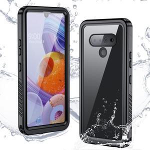 For LG Stylo 6 Case, IP68 Waterproof Dustproof Shockproof Case with Built-in Screen Protector, Full Body Underwater Protective Clear Cover for LG Stylo 6