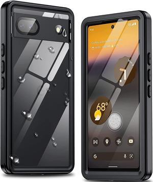 Google Pixel 6A Waterproof Case, IP68 Waterproof Dustproof Shockproof Case Full Body Protection with Built-in Screen Protector Fully Sealed Underwater Clear Back Cover for Google Pixel 6A 5G
