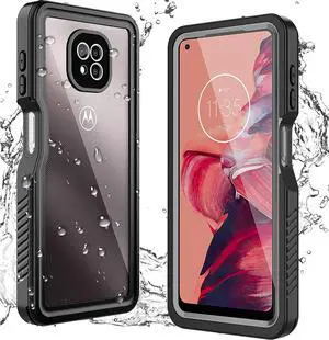 For Motorola Moto G Power 2021 Case Waterproof, Built in Screen Protector Full Body Heavy Duty Protective Cover Shockproof IP68 Underwater Case for Moto G Power 2021 6.6 inch