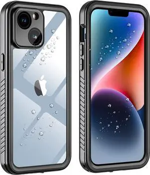 For iPhone 14 Plus Case Waterproof, Shockproof Bumper Coverwith Built-in Screen Protector, Dustproof Anti-Scratch Anti-Stain Phone Case for iPhone 14 Plus 5G 6.7 inch
