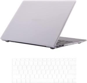 Compatible with Huawei MateBook X Pro 2022 Matte Laptop Protective Hard Shell Case for Huawei Mate Book X Pro 14.2 inch with Keyboard Cover Skin Transparent