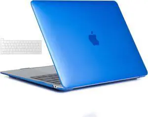 Compatible with 2022 M2 MacBook Pro 13 Inch Case 2021 2020 M1 A2338 A2289 A2251 A2159 A1989 A1706 A1708, Hard Shell Case & Keyboard Cover for Mac Pro 13 Touch Bar Crystal Blue