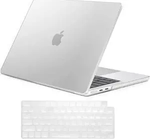 Compatible with MacBook Air 13.6 inch Case 2022 Release A2681 M2 Chip with Liquid Retina Display & Touch ID, Protective Plastic Hard Shell Case & Keyboard Cover Crystal Clear