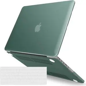 Compatible with MacBook Pro 13 Inch Case 2015 2014 2013 end 2012 Model A1502 A1425, Hard Shell Case with Keyboard Cover for Old Version Apple Mac Pro Retina 13 Matte Transparent Green