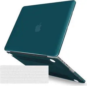 Compatible with MacBook Pro 13 Inch Retina Case Model A1502 A1425 (Older Version Release 2015 - end 2012), Plastic Hard Shell Case with Keyboard Cover Dark Green