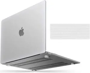 Compatible with MacBook 12 inch Case with Retina Display Model: A1534, Release 2017 2016 2015, Plastic Hard Shell Case with Keyboard Cover Skin Matte Transparent