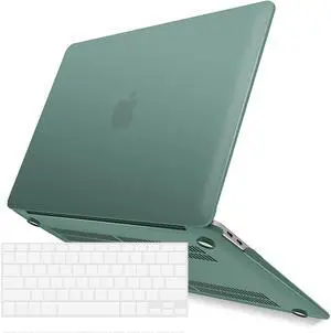 Compatible with MacBook Air 11 Inch Case Model A1370 A1465, Soft Touch Plastic Hard Shell Cover with Keyboard Cover for Apple Mac Air 11" Green