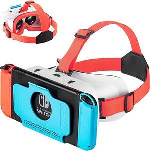 VR Headset for Nintendo Switch/Nintendo Switch OLED Model/Nintendo Switch 3D VR (Virtual Reality) Glasses, Switch VR Labo Goggles Headset for Nintendo Switch