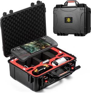 Carrying Case for Steam Deck, Hard Professional Waterproof Steam Deck Carrying Case for Steam Deck, Controllers, Foldable Keyboard & Other Accessories